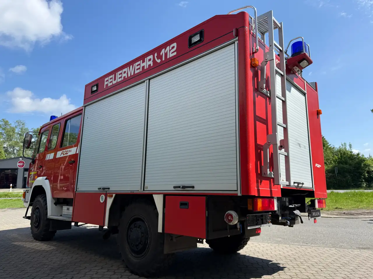 MAN 8.163 LF 8/6 Metz FGL Feuerwehr *Allrad*nur 29 TKM, foto 8