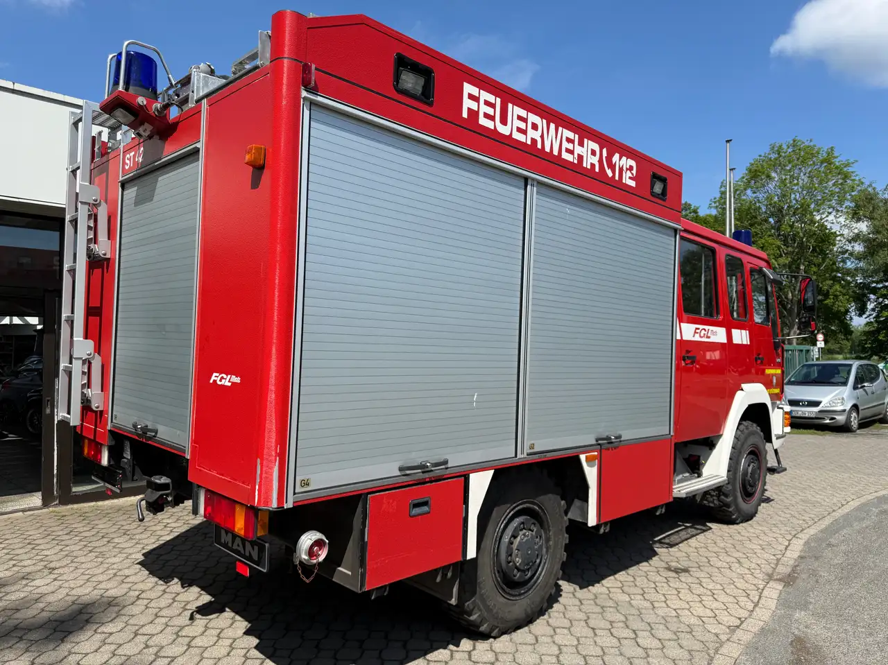 MAN 8.163 LF 8/6 Metz FGL Feuerwehr *Allrad*nur 29 TKM, foto 5