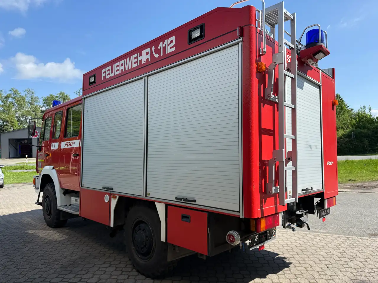 MAN 8.163 LF 8/6 Metz FGL Feuerwehr *Allrad*nur 29 TKM, foto 6