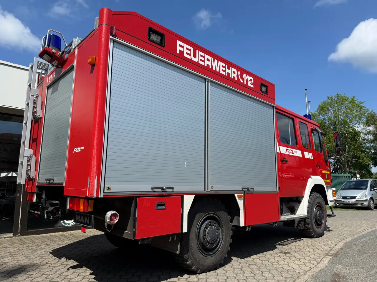 MAN 8.163 LF 8/6 Metz FGL Feuerwehr *Allrad*nur 29 TKM, foto 7