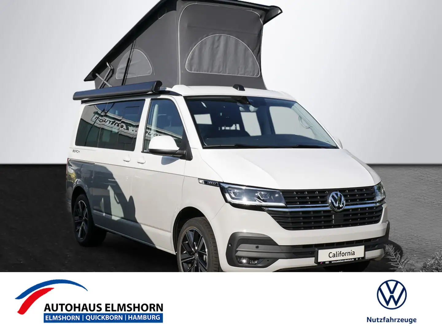 Volkswagen T6 California 6.1 Beach Tour ACC STANDHZ LED Bílá - 1