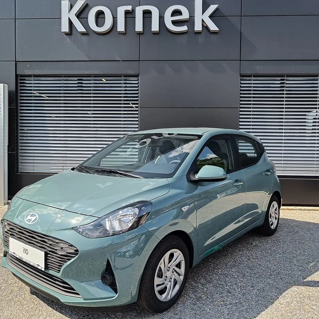 Hyundai i10 1,0 GO +Kabellose Smartphoneladung Grün - 1