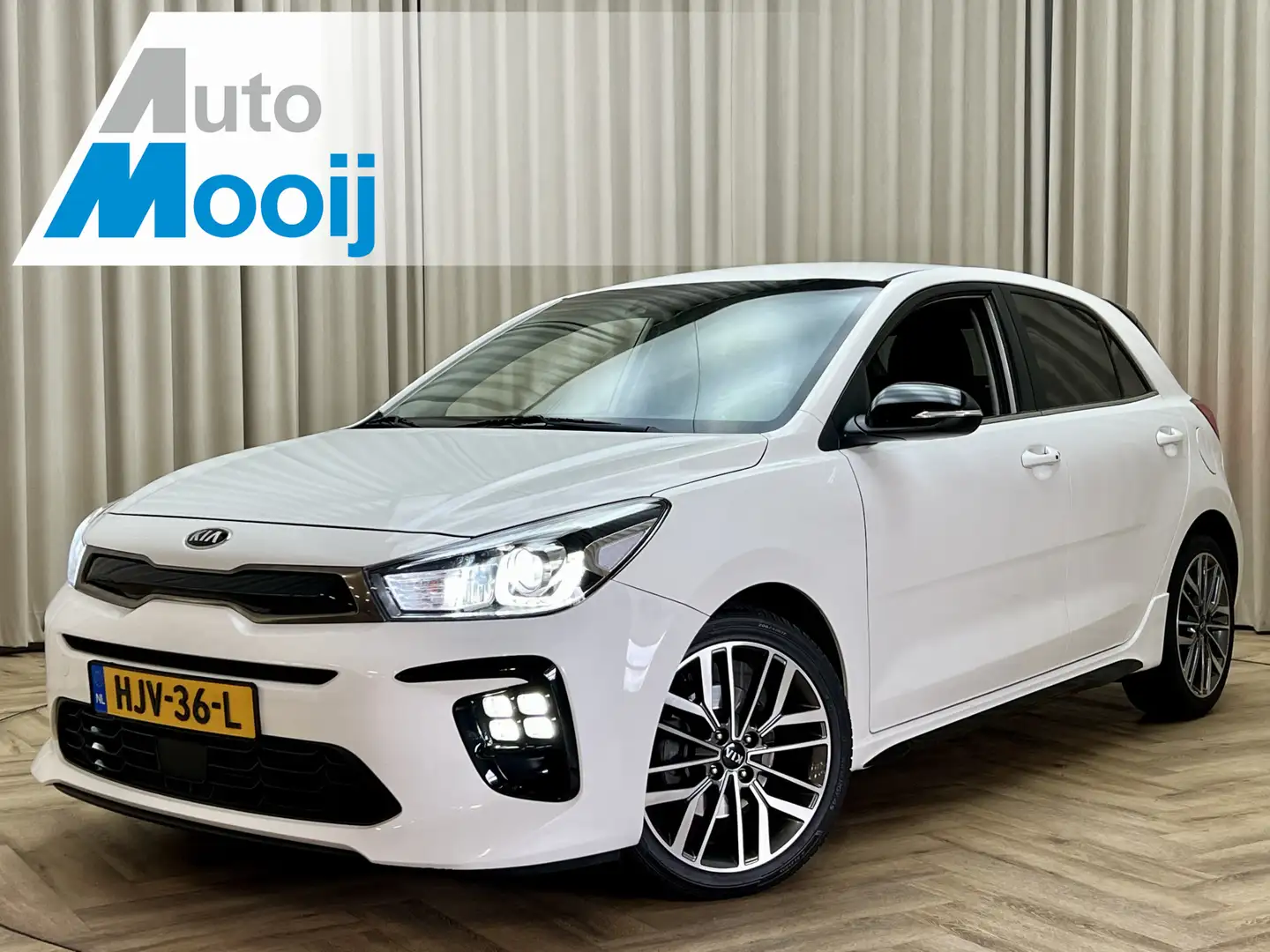 Kia Rio 1.0 TGDI GT-Line *Automaat* Stoel-/Stuurverwarming Wit - 1