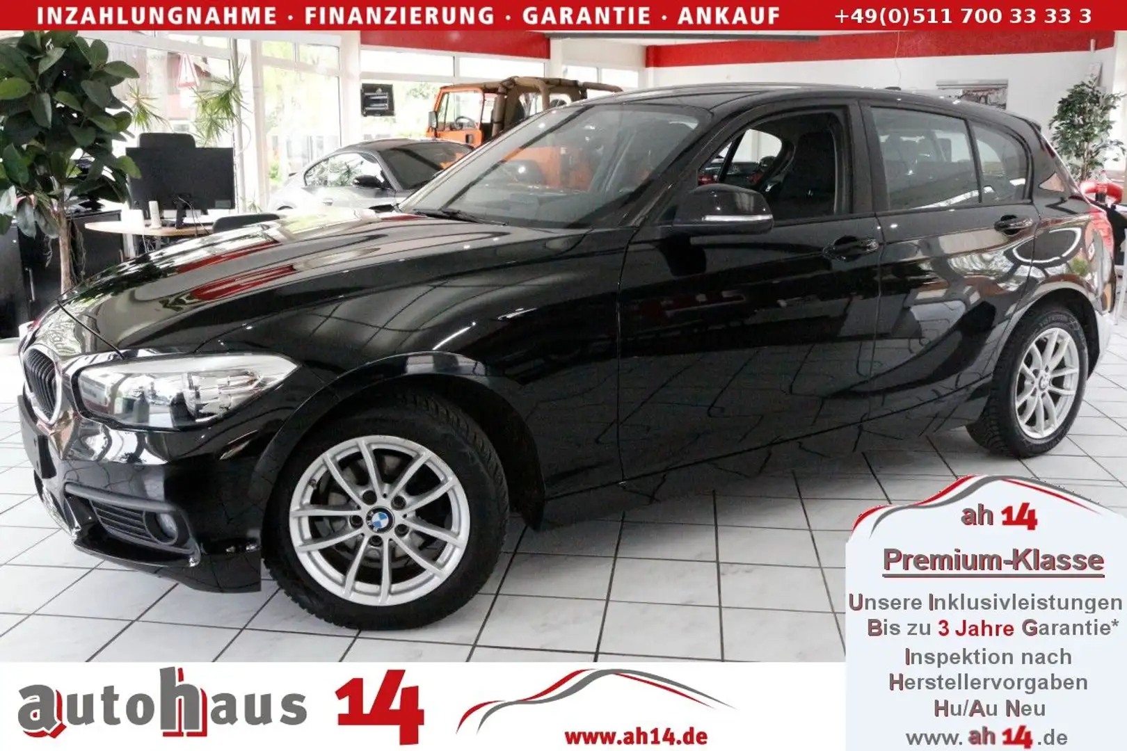 BMW 118 i - Sitzheizung-Klima-Tempomat-Garantie Noir - 1