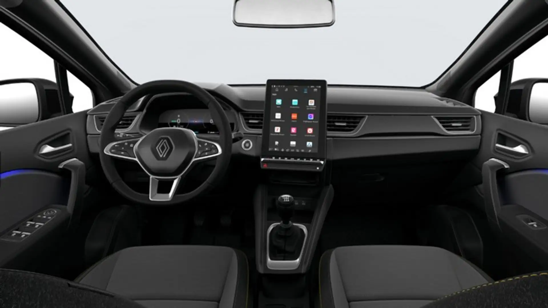 Renault Captur E-tech full hybrid 160 ch bva techno Grau - 2