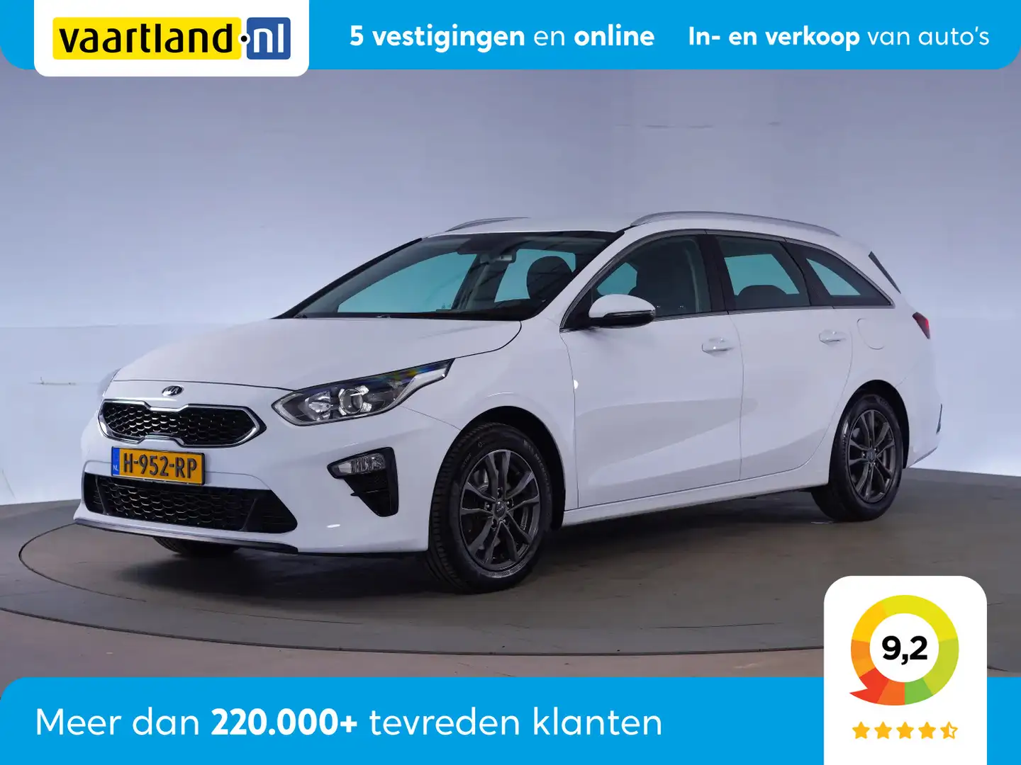 Kia Ceed SW / cee'd SW SPORTSWAGON 1.0 T-GDi 120pk DynamicLine [ Navi Cam Weiß - 1