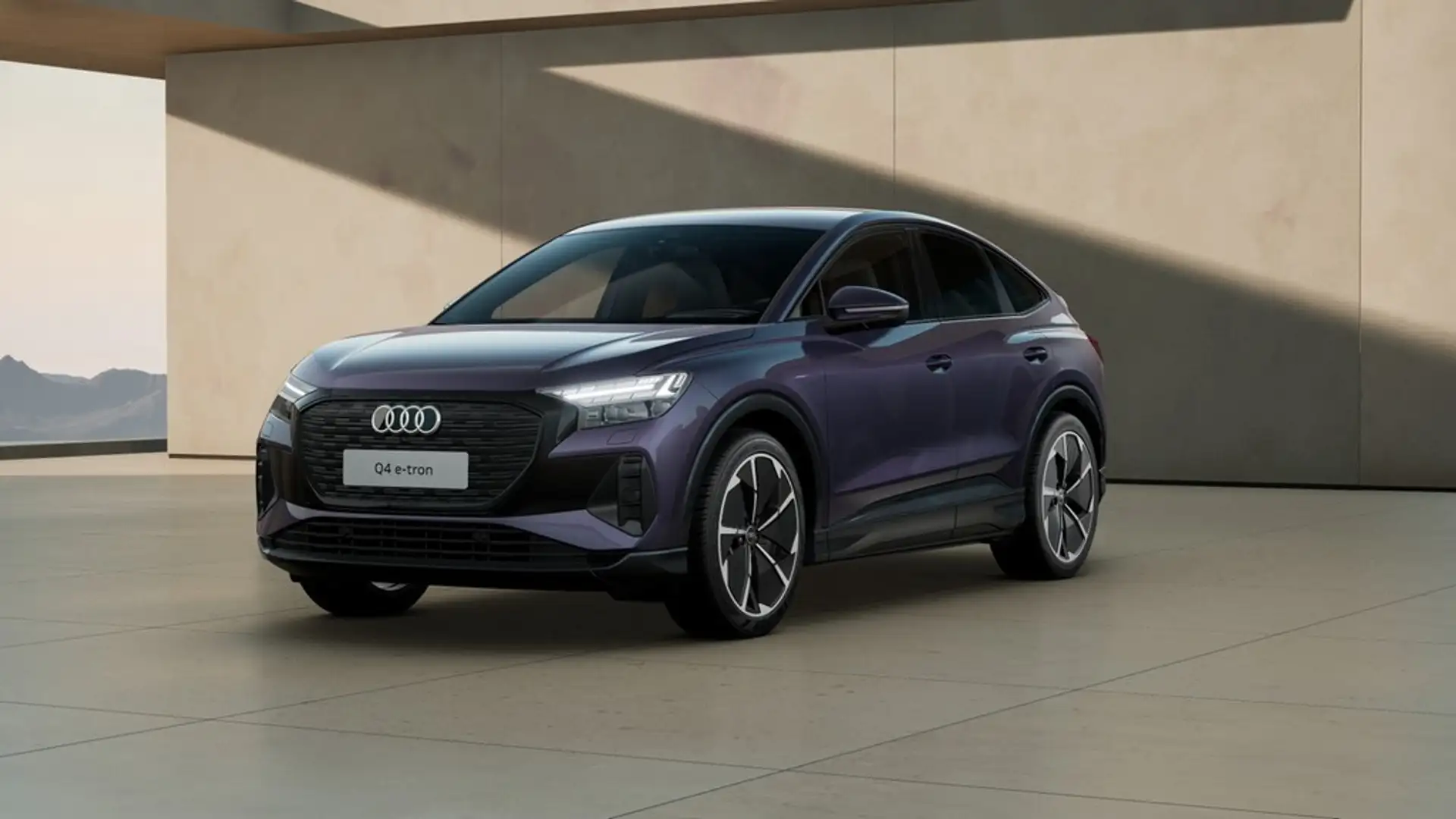 Audi Q4 e-tron Sportback 45 quattro S line Violett - 2