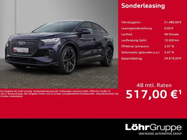 Audi Q4 e-tron Q4 e tron Sportback 45 quattro Sonos