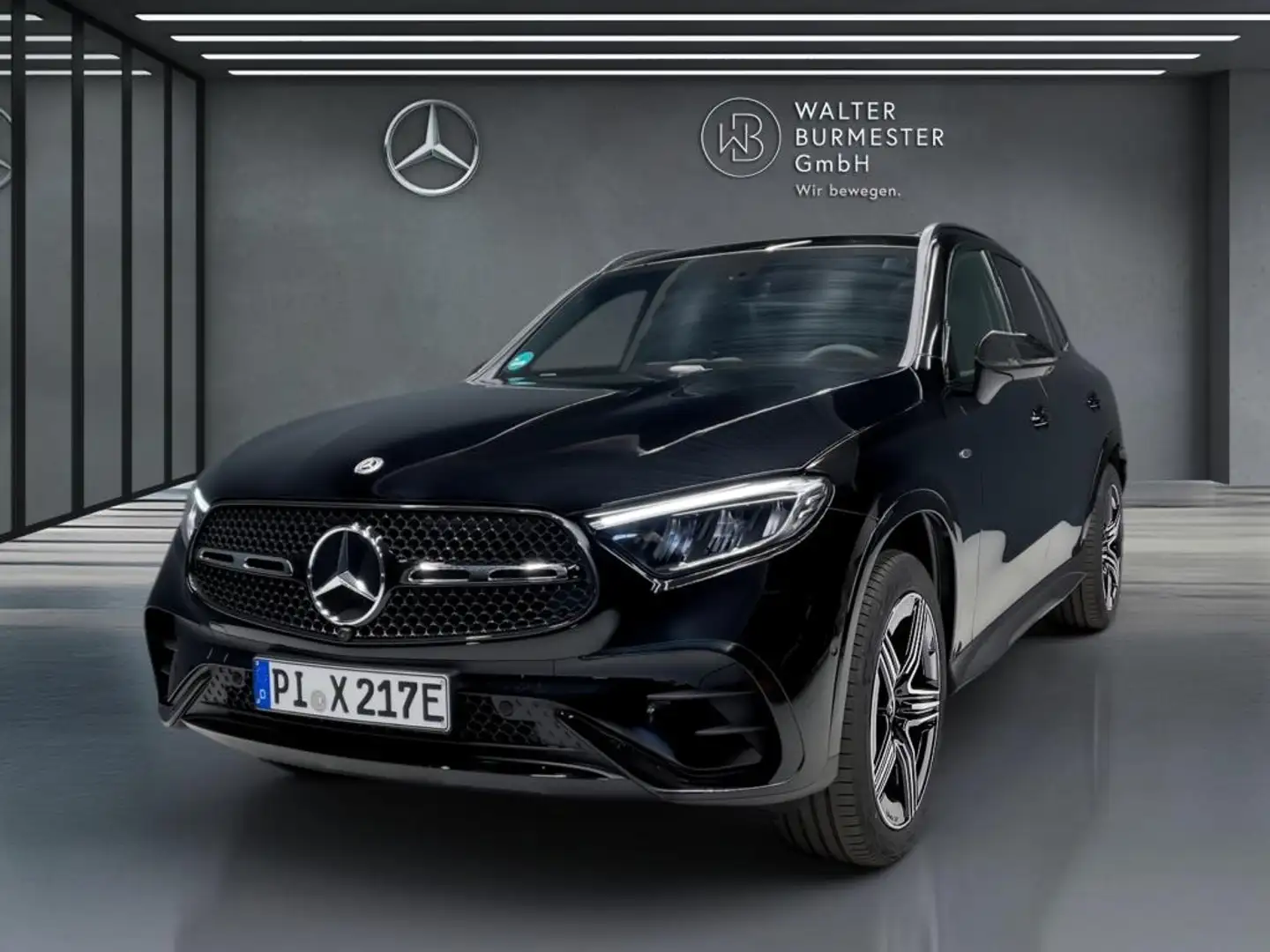 Mercedes-Benz GLC 300 e 4MATIC mit EQ Hybrid Technologie +AMG Schwarz - 1