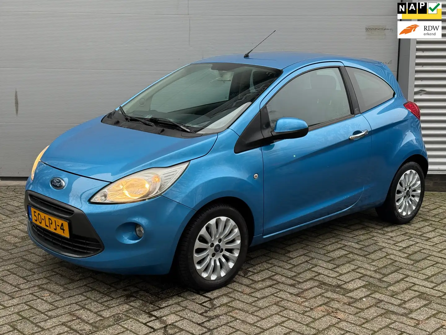 Ford Ka/Ka+ 1.2 Titanium X l Airco l Elektrische Ramen&Buitens Blau - 1