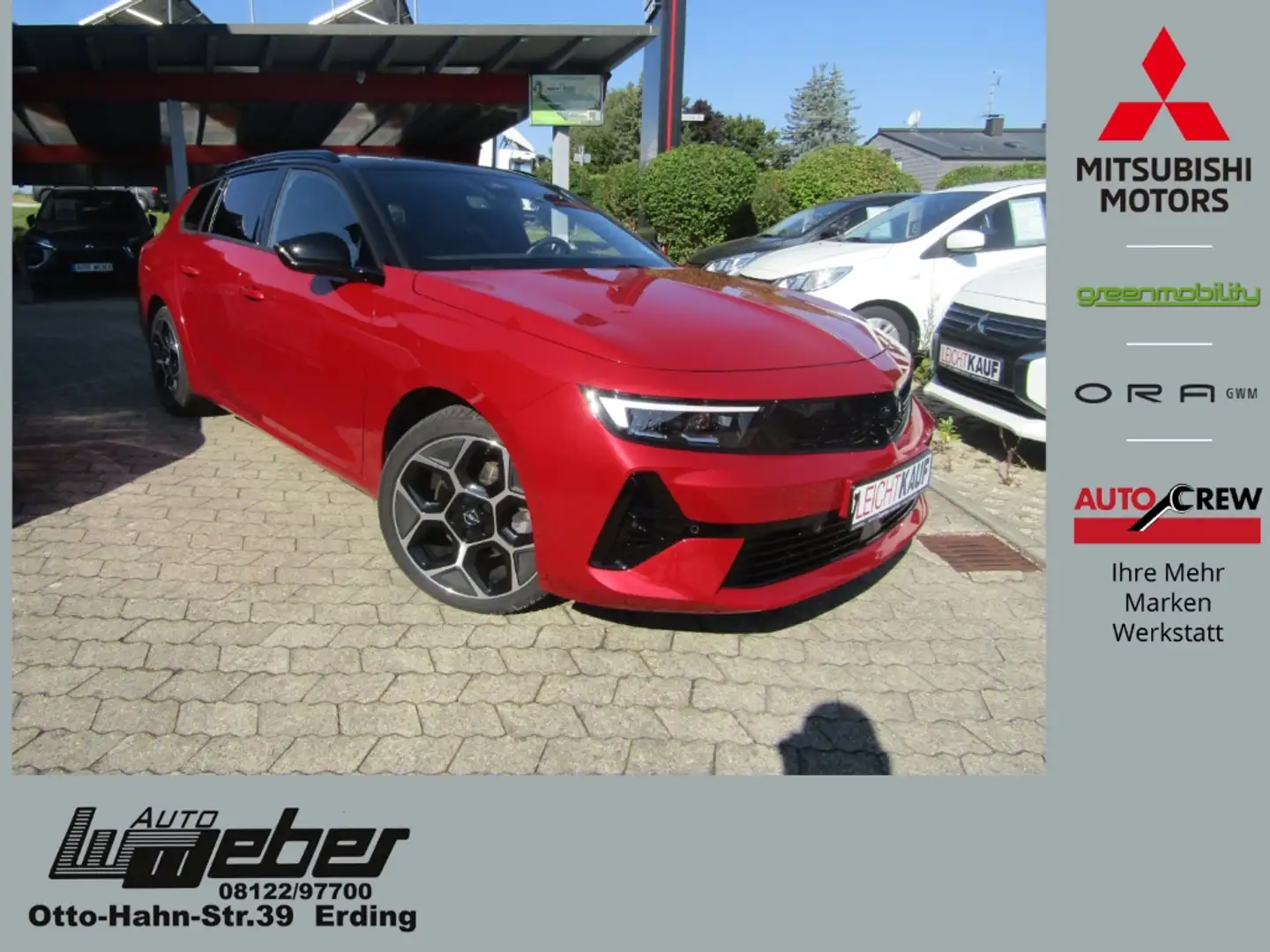 Opel Astra Sports Tourer 1.2 Turbo Ultimate Paket NAVI LED PA Rot - 1