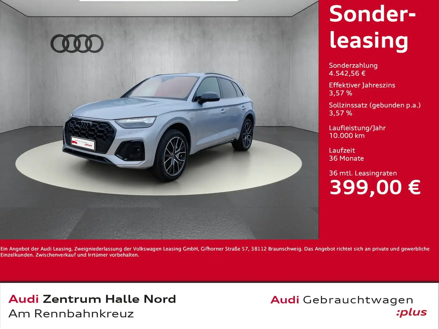 Audi Q5 S line 40 TFSI quattro S tronic Silber - 1