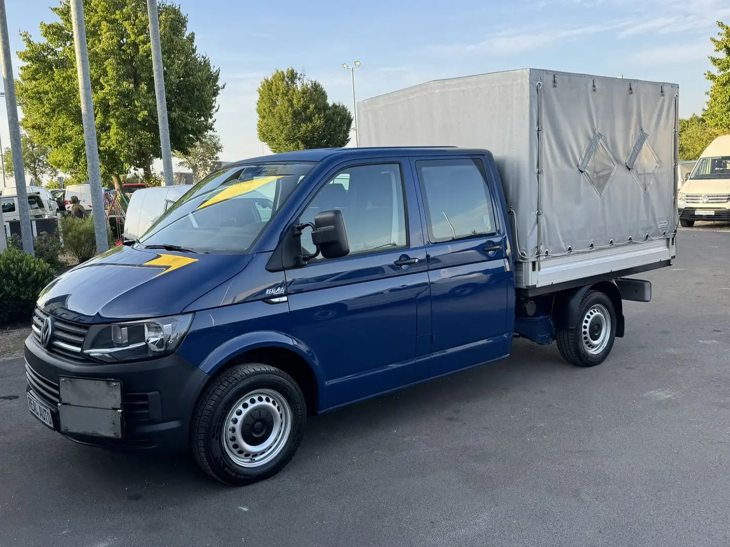 Volkswagen T6 Transporter Doka/Pritsche TDI 4Motion Diff.sp Bleu - 2