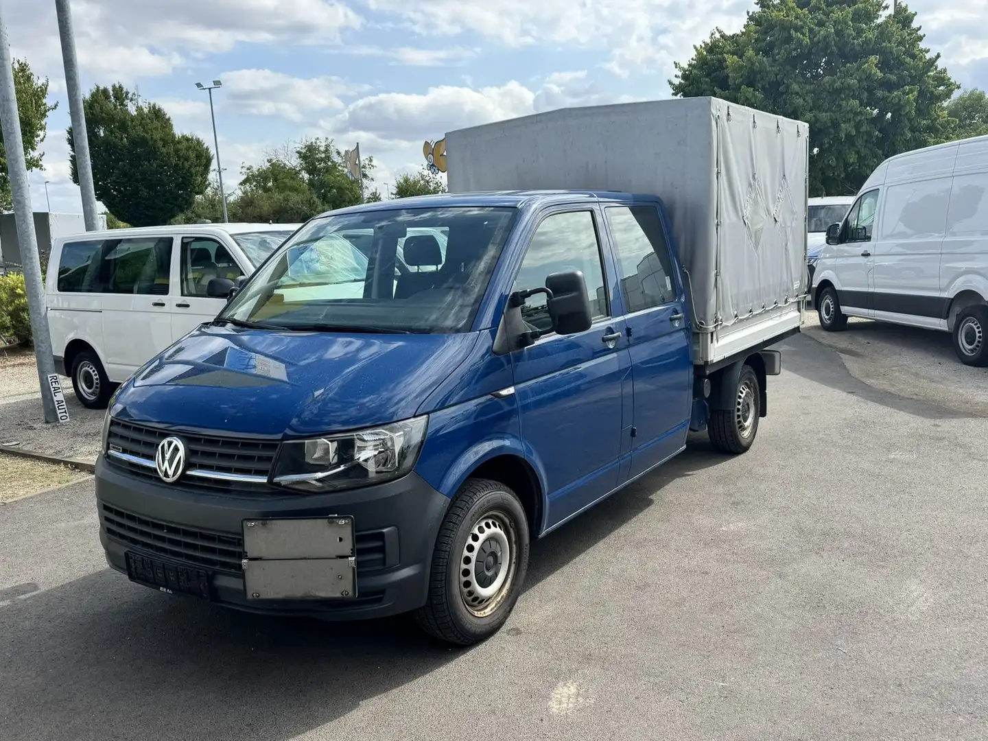 Volkswagen T6 Transporter Doka/Pritsche TDI 4Motion Diff.sp Blau - 2