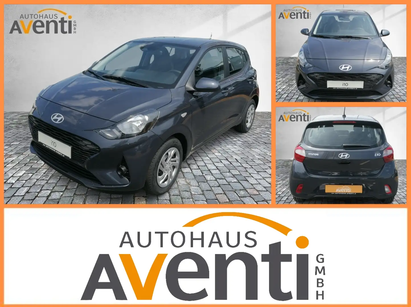 Hyundai i10 Select *FLA*SpurH*Navi*LED-TAG*RFK* Grau - 1