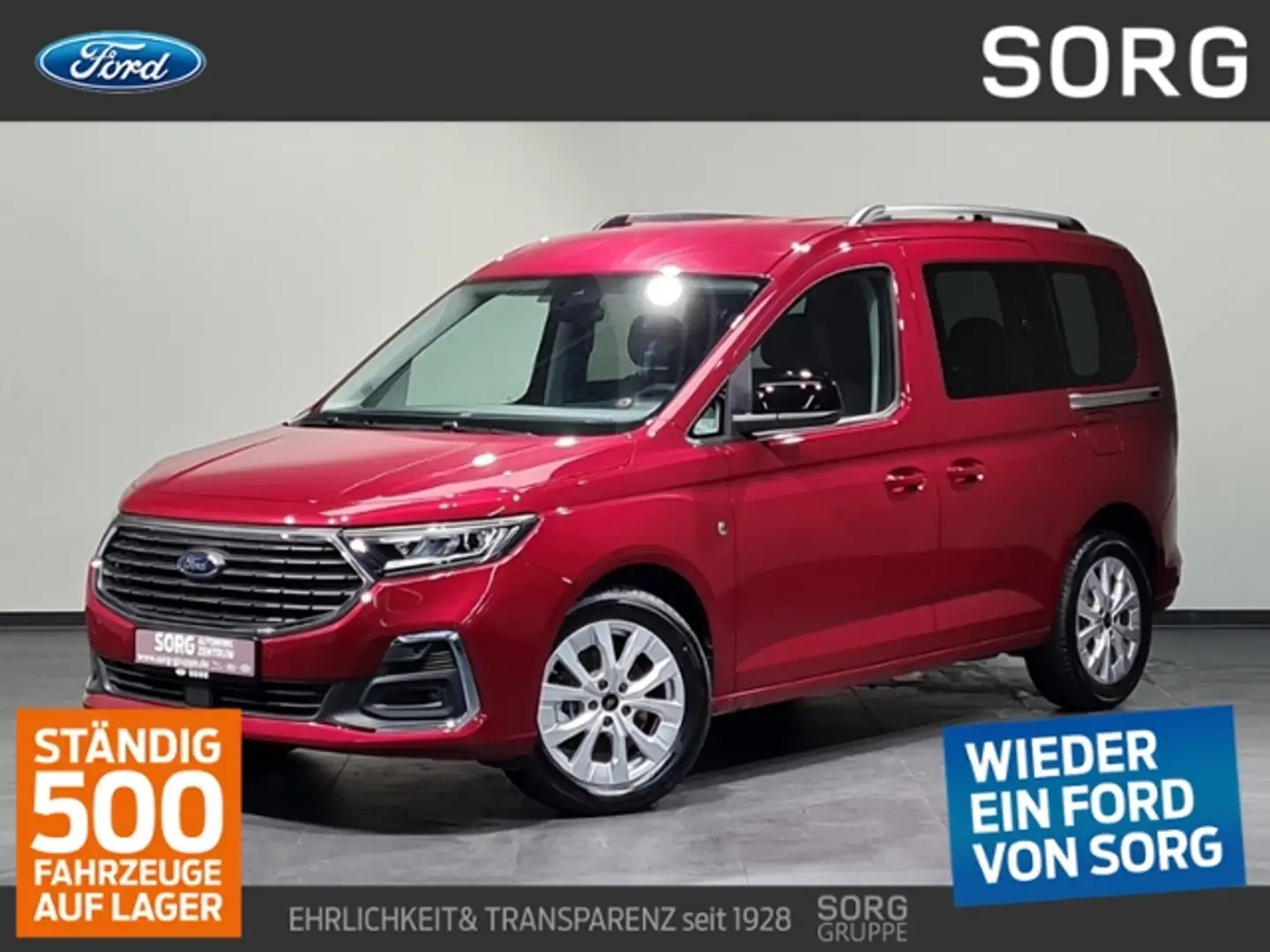 Ford Tourneo Connect L1-Titanium "SHZ"LED"NAVI" Rot - 1