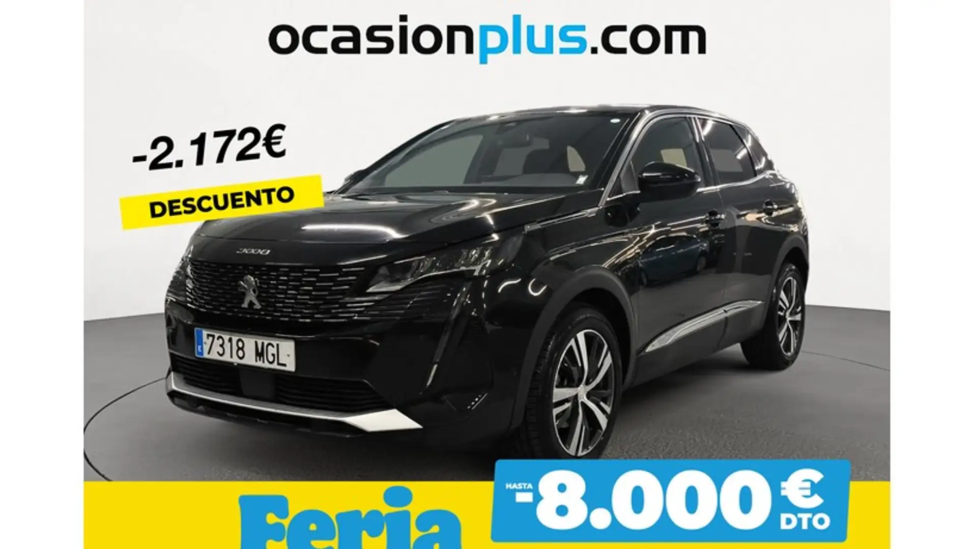 Peugeot 3008 1.2 PureTech S&S Allure 130 Zwart - 1