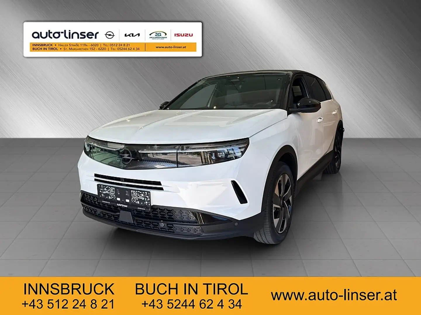 Opel Grandland 1.2 MHEV GS Aut. Weiß - 1