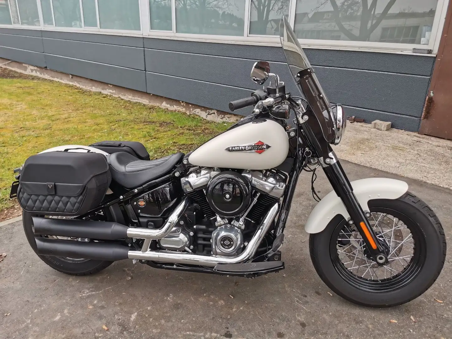 Harley-Davidson Softail Slim 107 ABS| Kesstech+Taschen| TÜV NEU Blanco - 1