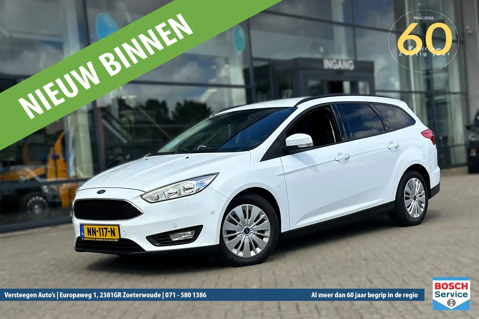 Ford Focus 1.0 EcoBoost 125pk Edition Plus + extra set zomerb Wit - 1