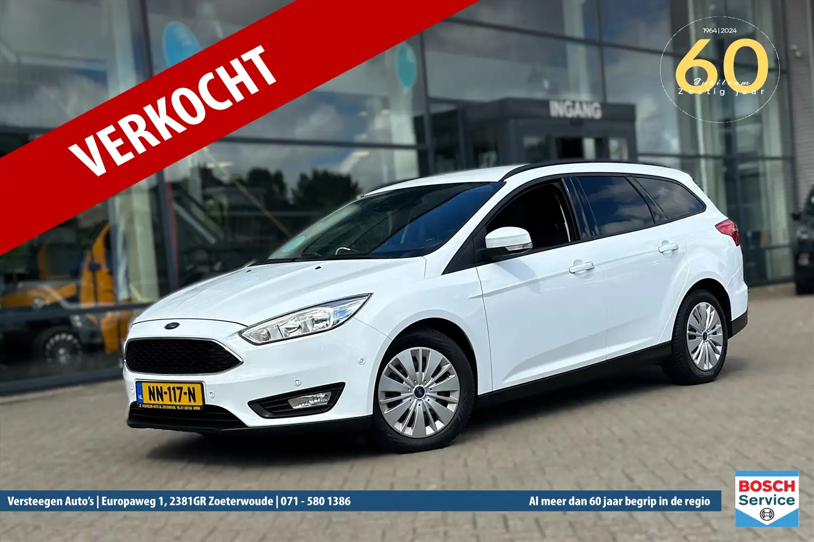 Ford Focus 1.0 EcoBoost 125pk Edition Plus + extra set zomerb Wit - 1