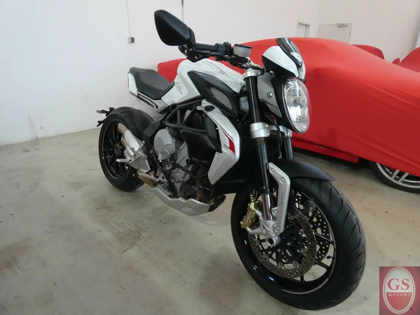 MV Agusta Brutale 800 DRAGSTER*REIFEN NEU*SCOTT OILER* Blanco - 1