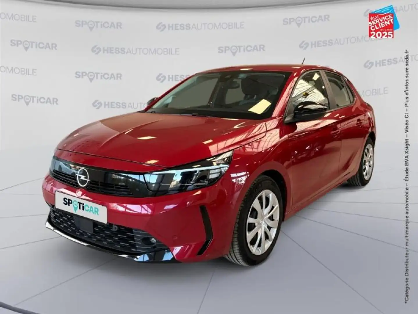 Opel Corsa 1.2 Turbo 100ch GPS Carplay Rouge - 1