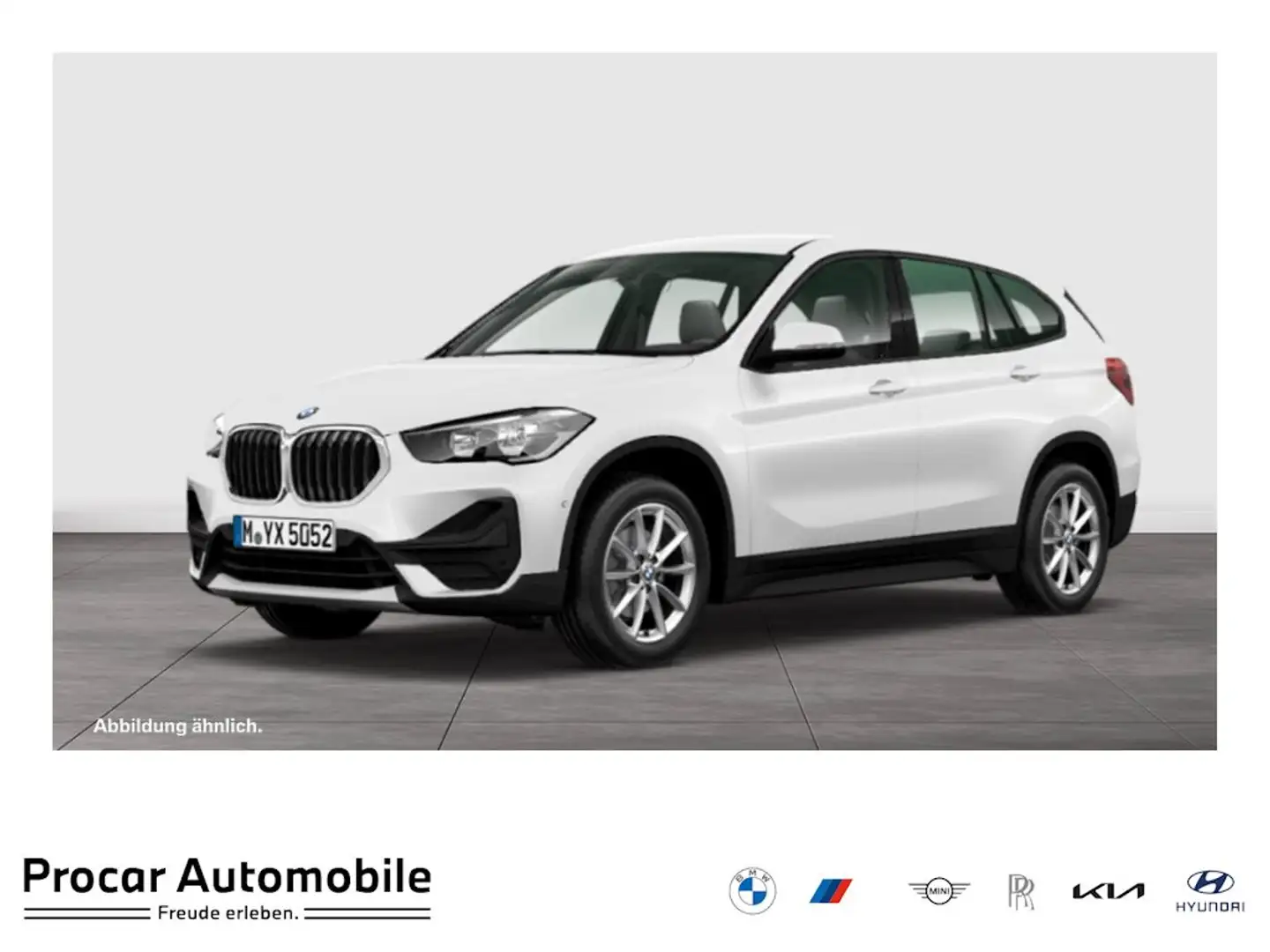 BMW X1 sDrive18d ADVANTAGE+AHK+KAMERA+NAVI+SHZ Weiß - 1