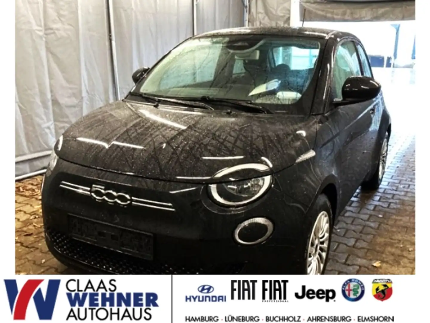Fiat 500e Action Automatik Apple CarPlay & Android Auto Schwarz - 1