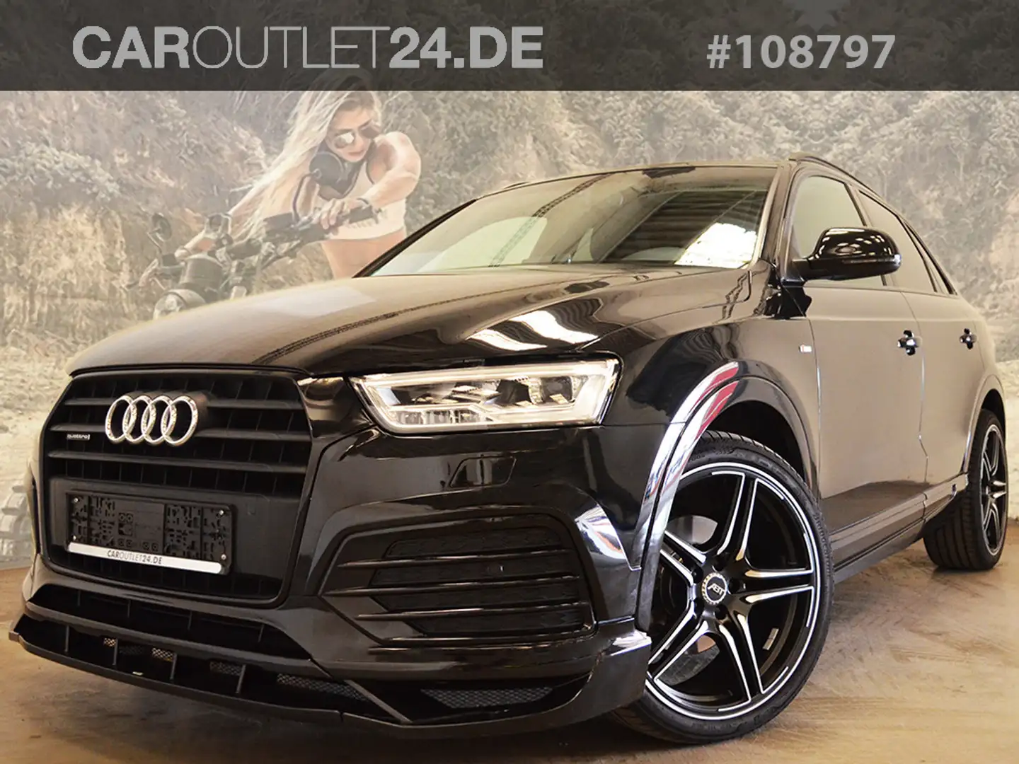 Audi Q3 2.0 TDI qu ABT-Performance S-Line *LED Pano* Schwarz - 1