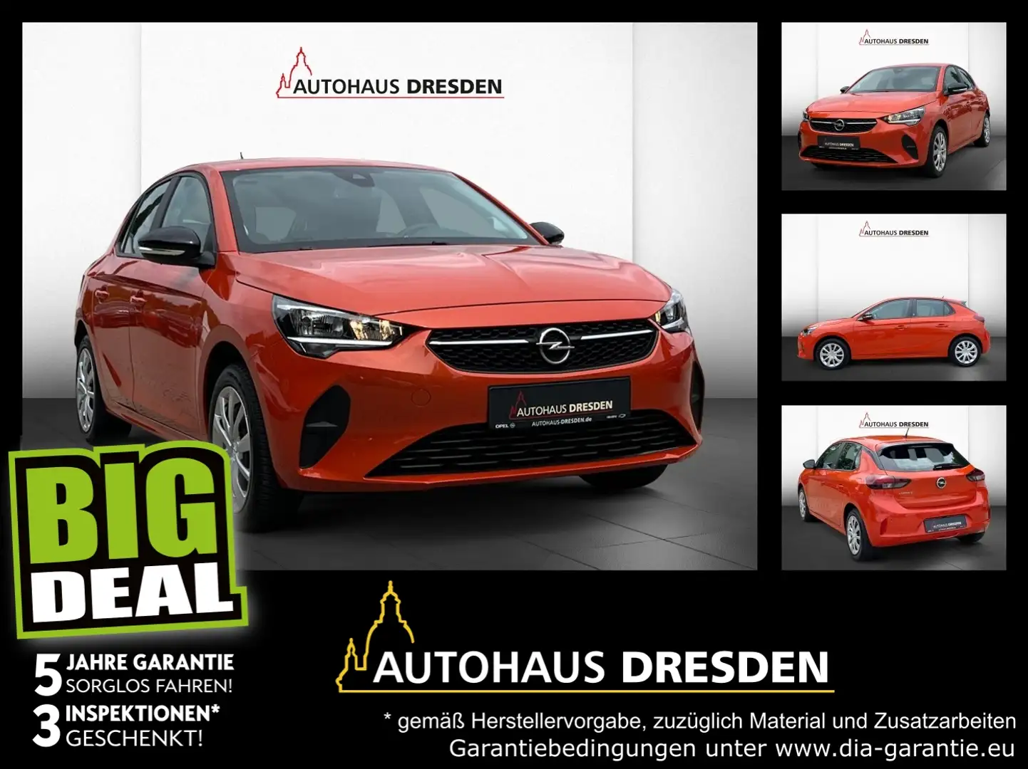 Opel Corsa F e DAB, KLIMA, RÜCKFAHRKAMERA Orange - 1
