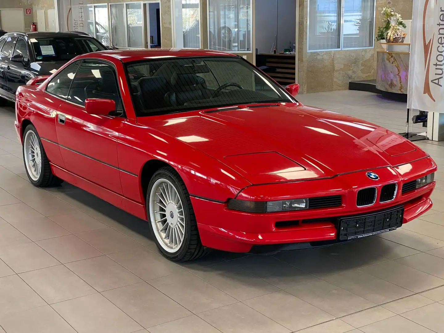 BMW 850 Ci  H-Gutachten 1.Hand 55TKM Schalter Rot - 1