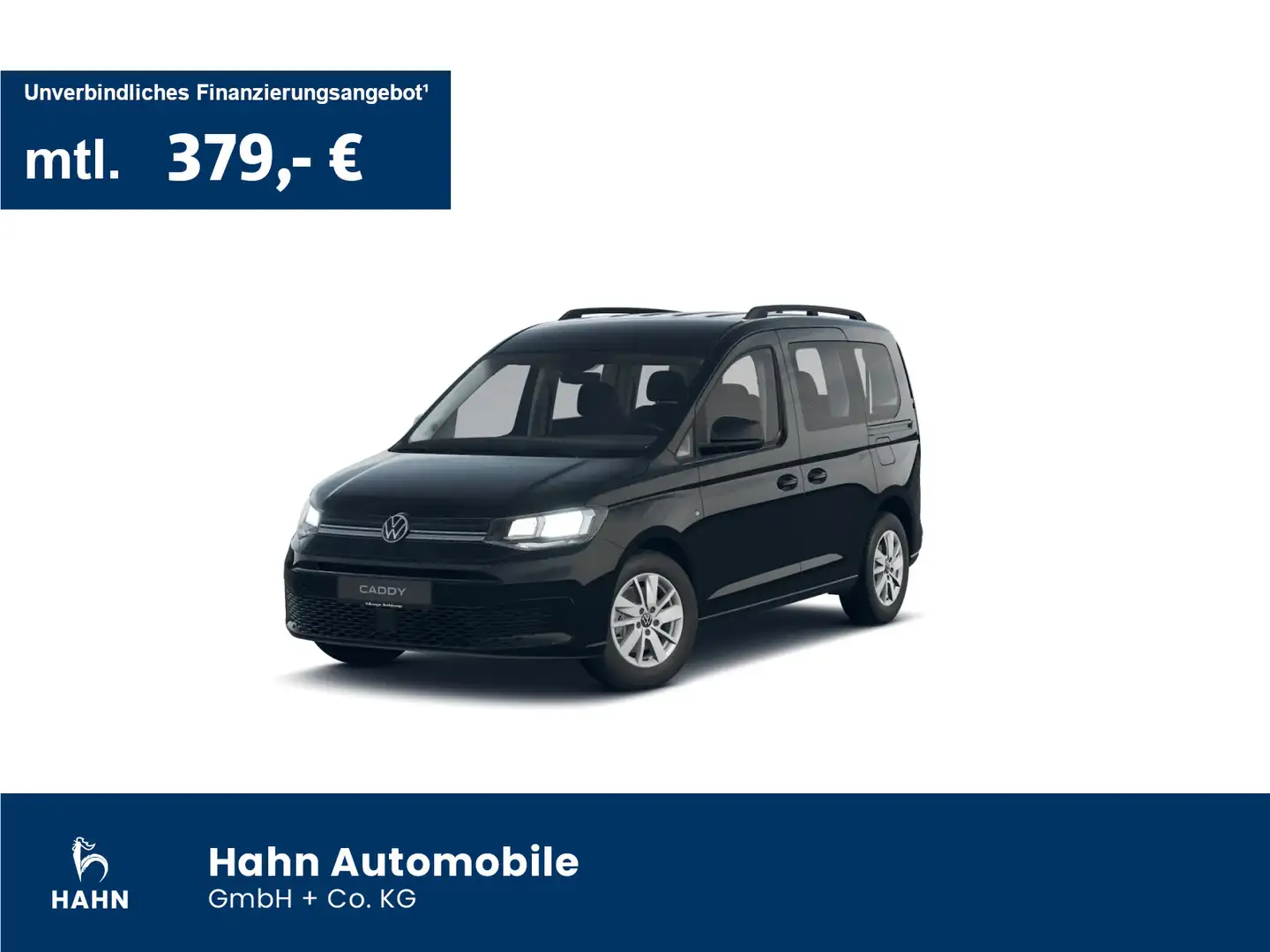Volkswagen Caddy 1.5TSI DSG Life 7-Sitzer APP Sitzhzg PDC Schwarz - 1