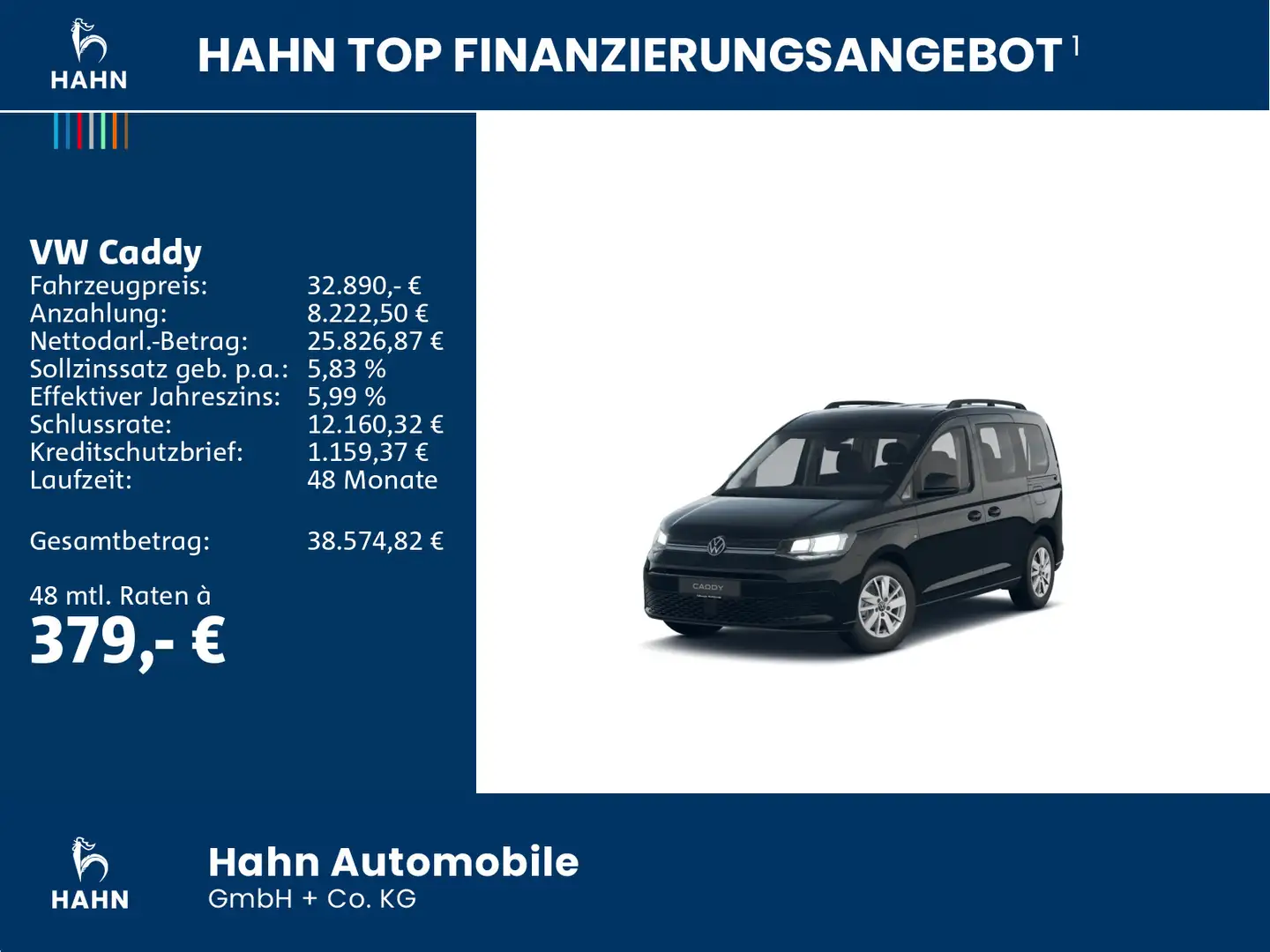 Volkswagen Caddy 1.5TSI DSG Life 7-Sitzer APP Sitzhzg PDC Schwarz - 2