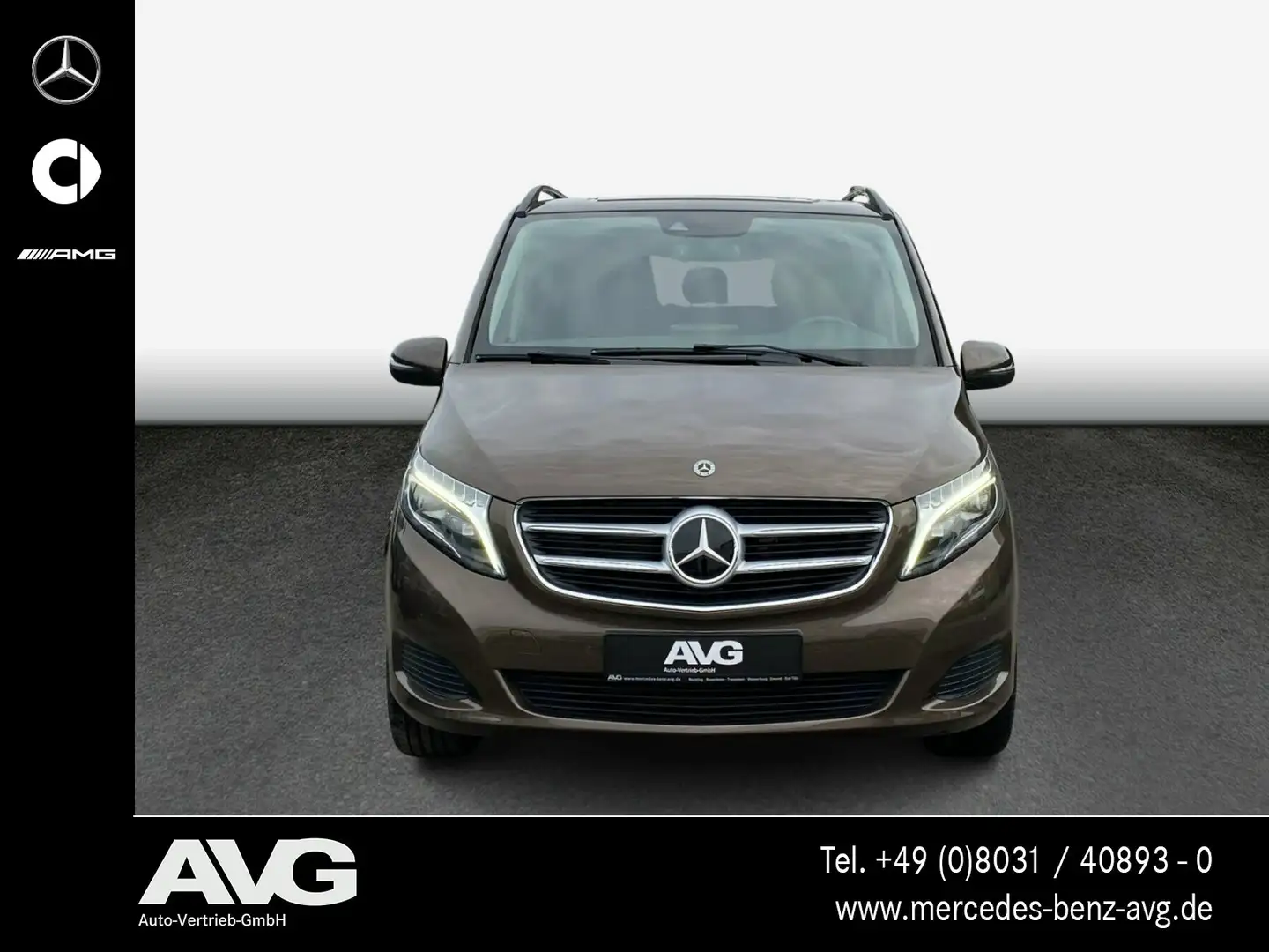 Mercedes-Benz V 250 V 250d 4M ED RFK Nav Distronic LED AHK STHZ  Navi Коричневий - 2