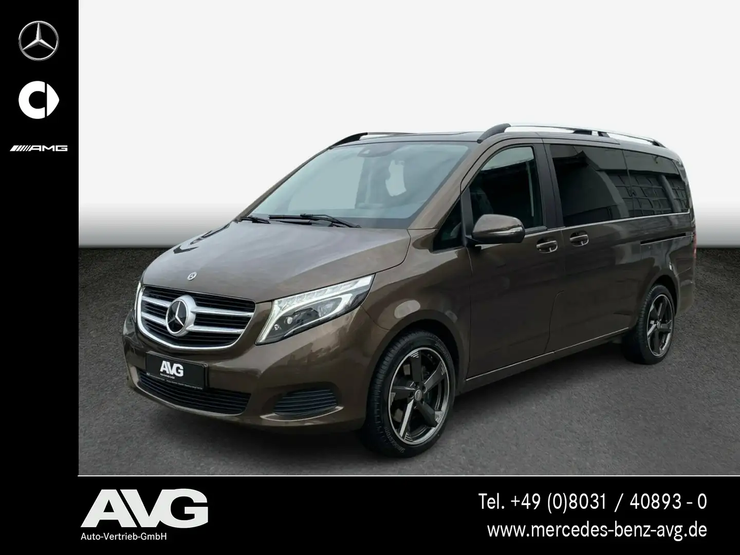 Mercedes-Benz V 250 V 250d 4M ED RFK Nav Distronic LED AHK STHZ  Navi Коричневий - 1
