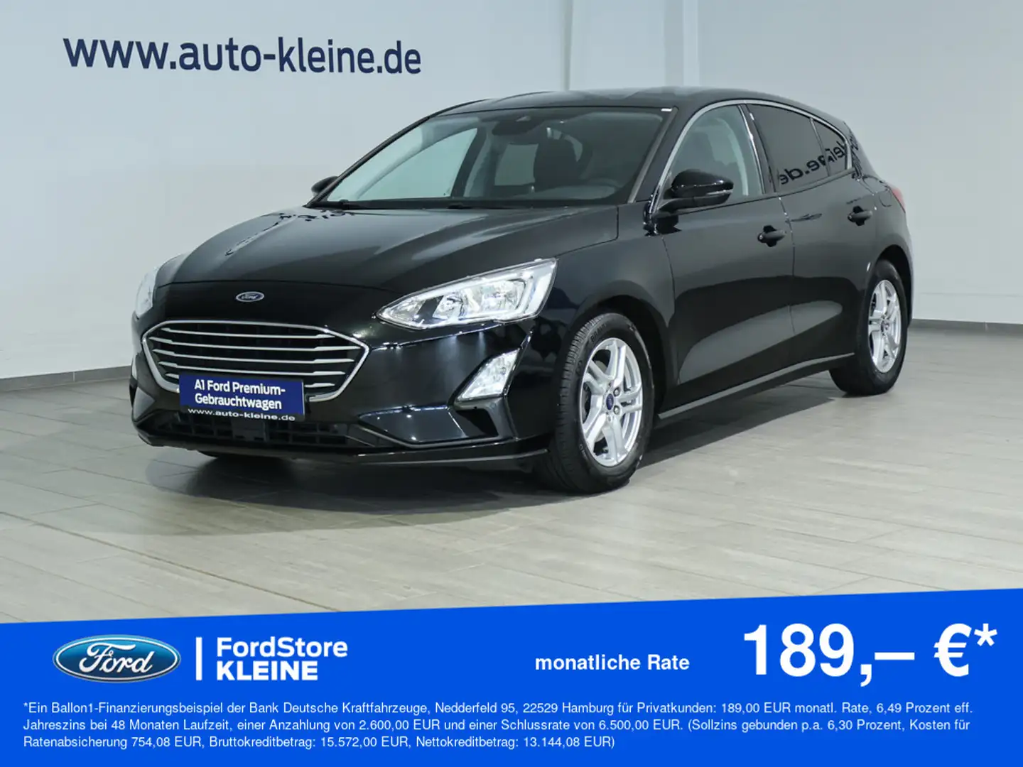 Ford Focus Cool&Connect 1.5l EcoBoost +PDC+TEMPOMA Schwarz - 1