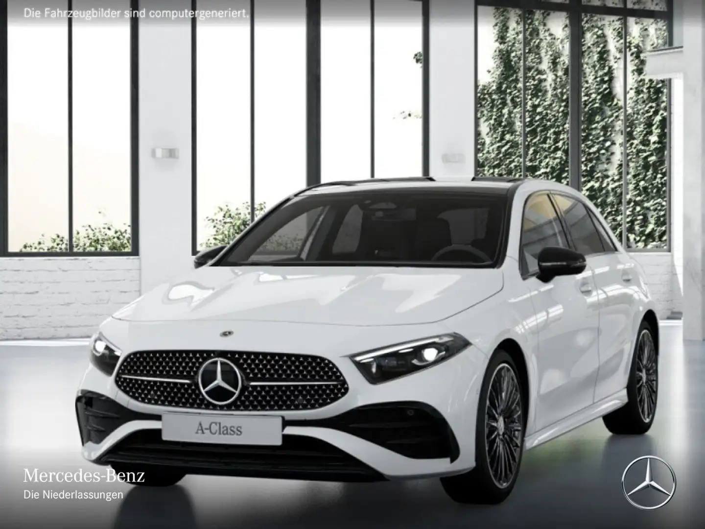 Mercedes-Benz A 180 AMG+NIGHT+PANO+MULTIBEAM+KAMERA+KEYLESS+7G Weiß - 2