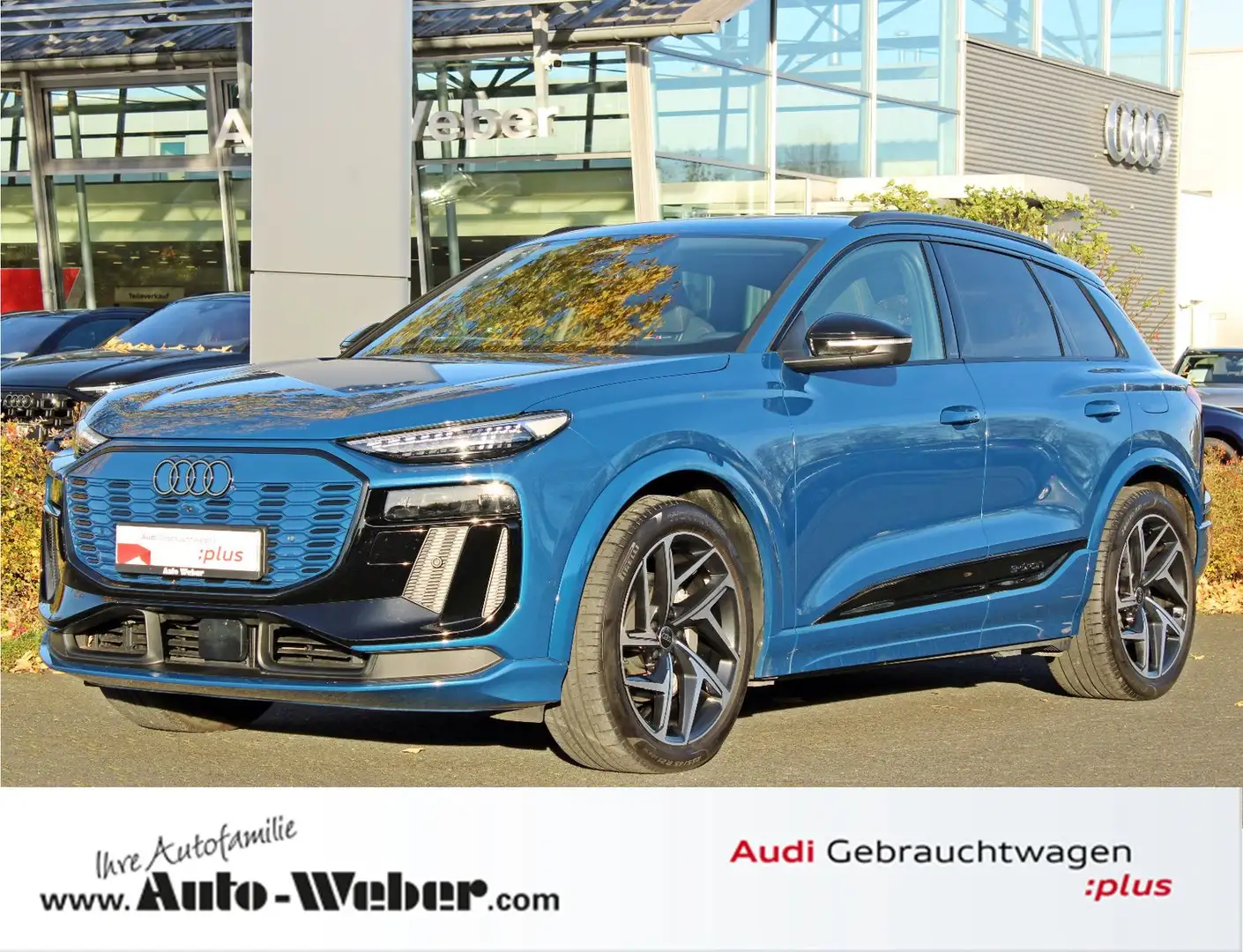 Audi Q6 e-tron qu S-LINE*B&O*PANO*TECH PRO*ARHUD*AHK Blau - 1