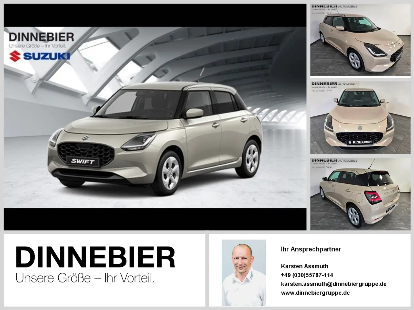 Suzuki Swift Comfort (CVT) *6 Jahre Garantie* Beige - 1