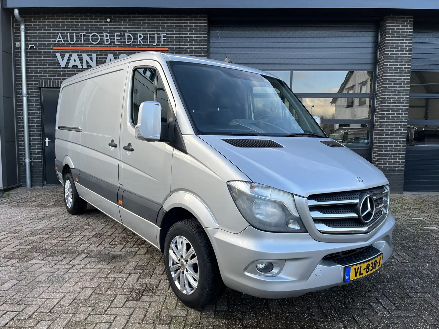 Mercedes-Benz Sprinter 210 2.2 CDI L2H1 Aut. Navi , Cruise , Airco Argent - 1
