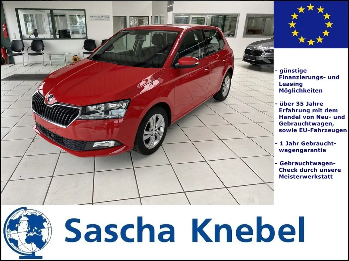 Skoda Fabia 1.0 TSI Style SHZ SmartLink Rosso - 1