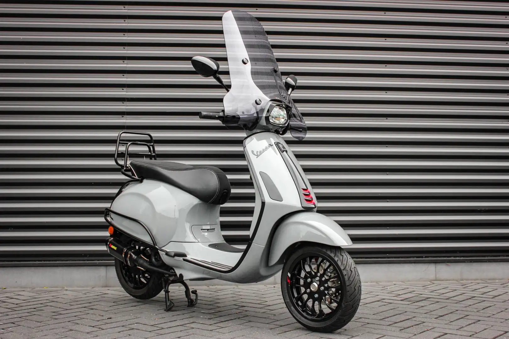 Vespa Sprint Bromscooter 4T Sport 45KHM ORG. ALARM / LED-VERLIC Gri - 2
