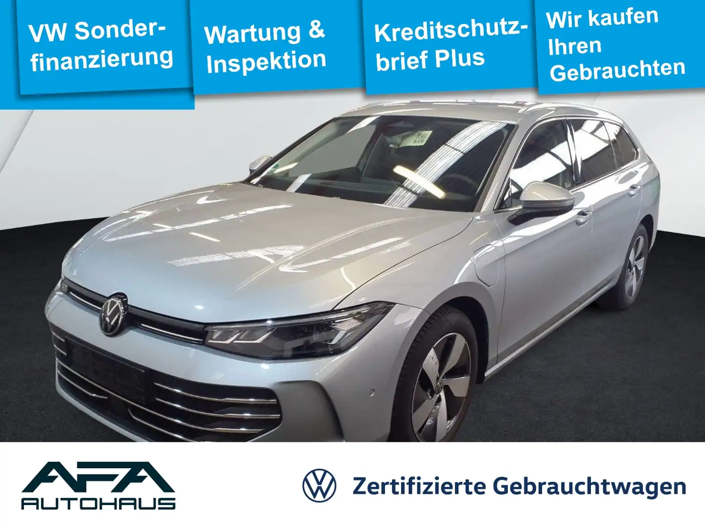 Volkswagen Passat Var. 1.5 TSI eHybrid DSG AHK*LED*NAV*ACC Silber - 1