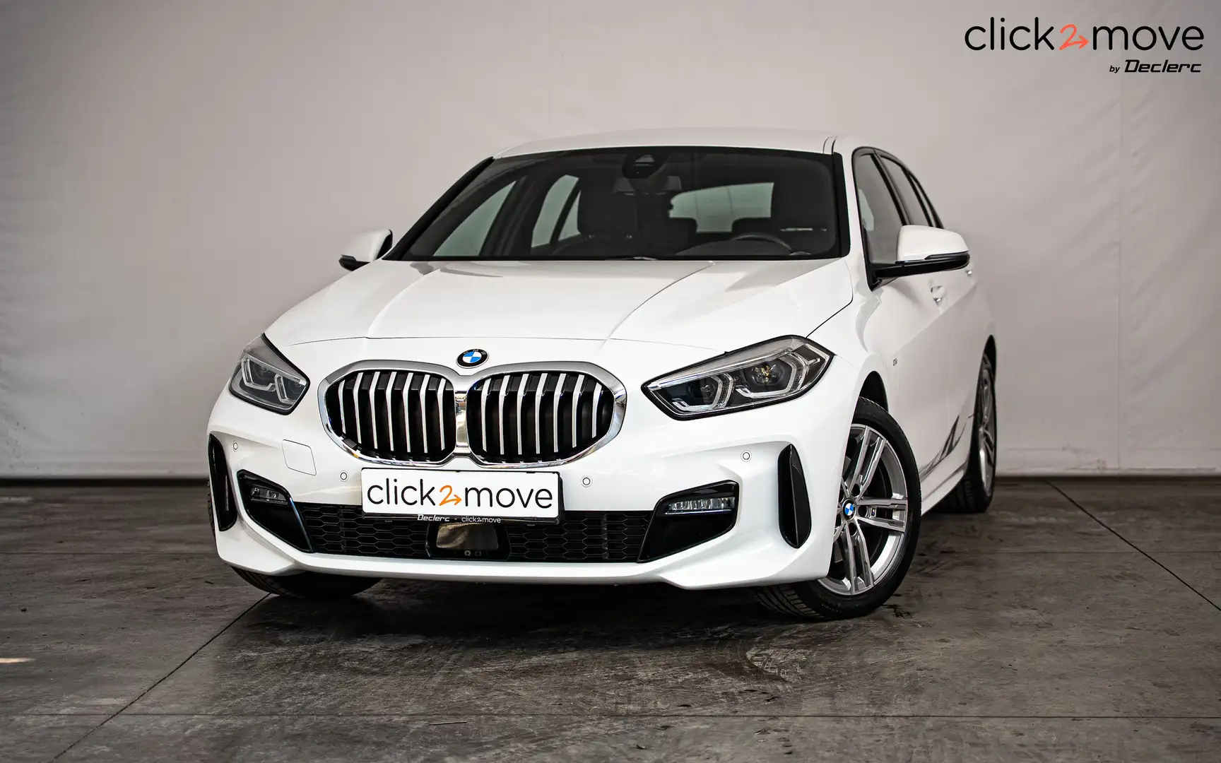 BMW 118 118iA M Sport OPF Blanc - 1