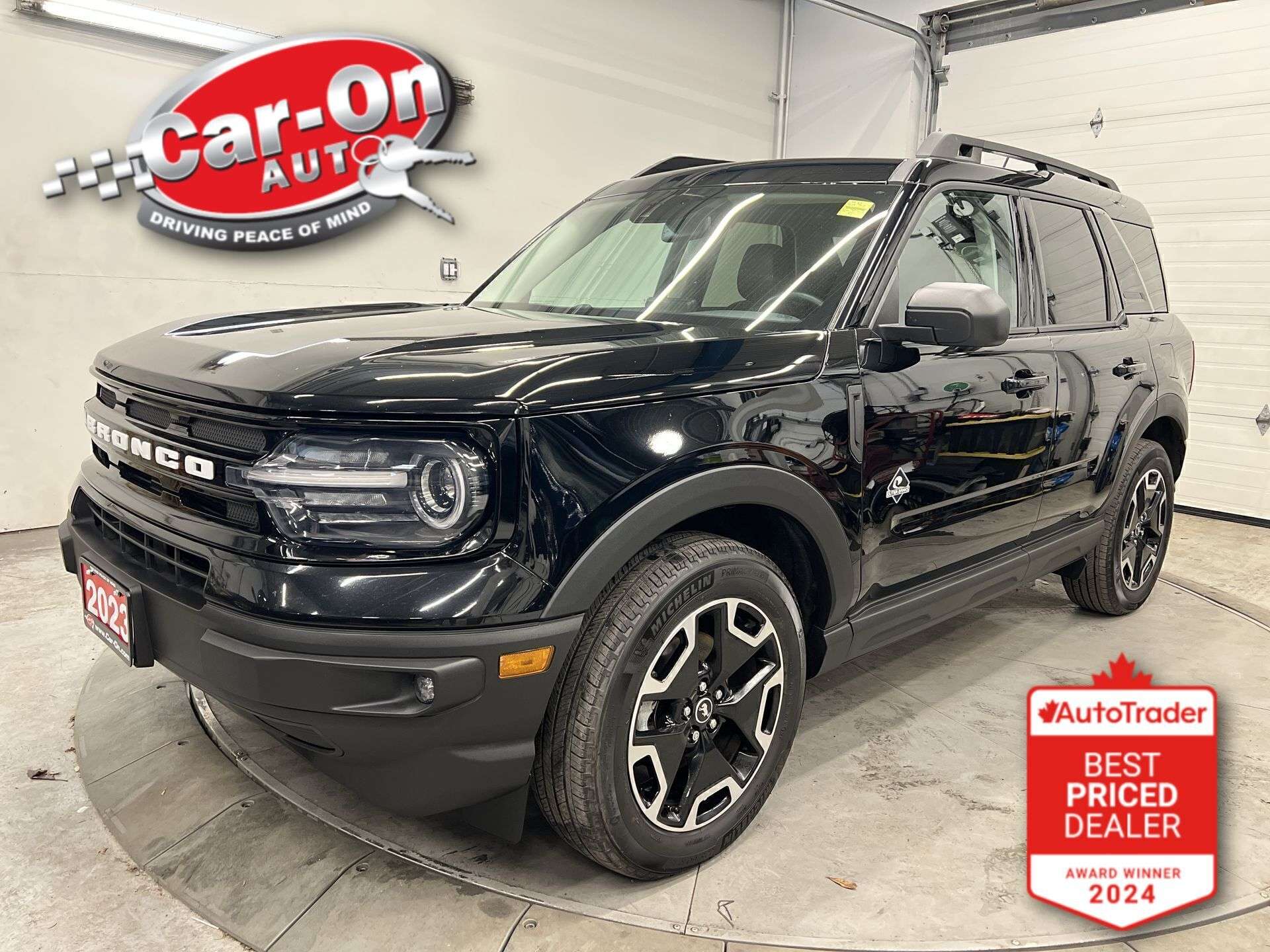 Black 2023 Ford Bronco Sport Outer Banks AWD SUV / Crossover All-Wheel Drive Automatic
