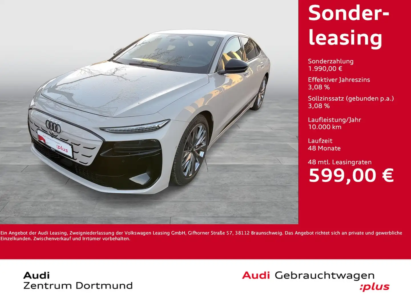 Audi A6 e-tron Sportback performance S LINE AHK LM20 Beige - 1