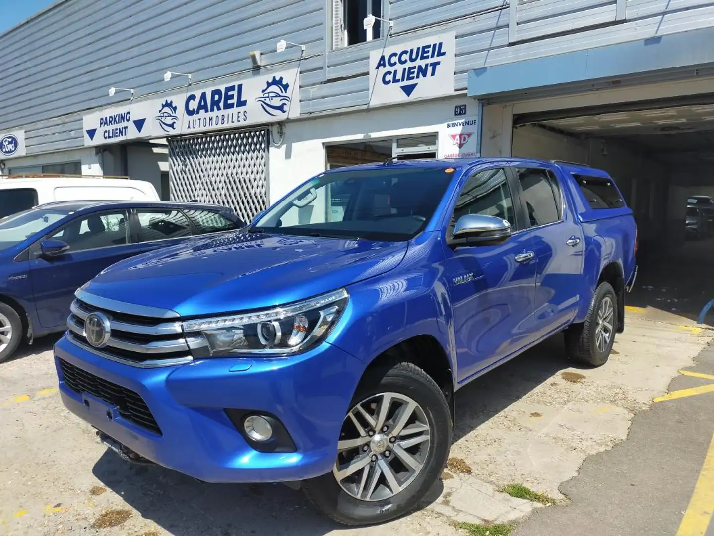 Toyota Hilux IV 4WD 2.4 D-4D 150 DOUBLE CABINE Bleu - 1