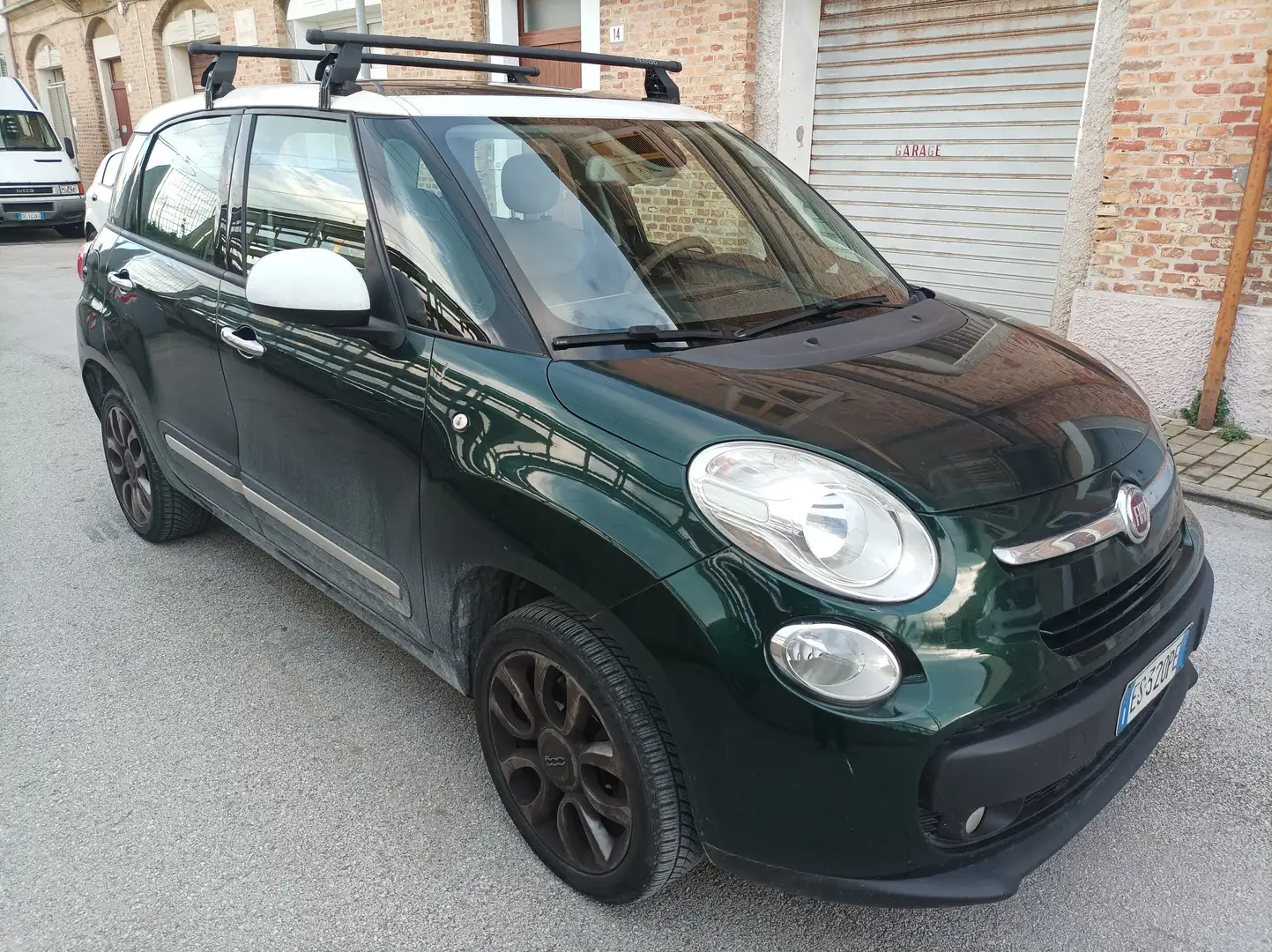 Fiat 500L 500L 2012 0.9 t.air t. natural power Lounge 80cv Verde - 1