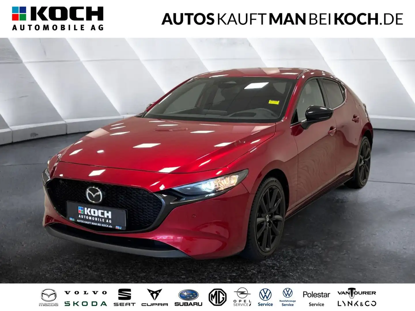 Mazda 3 5HB 2.5L 140ps 6AT FWD Homura ACC HUD Bluetooth Rot - 1